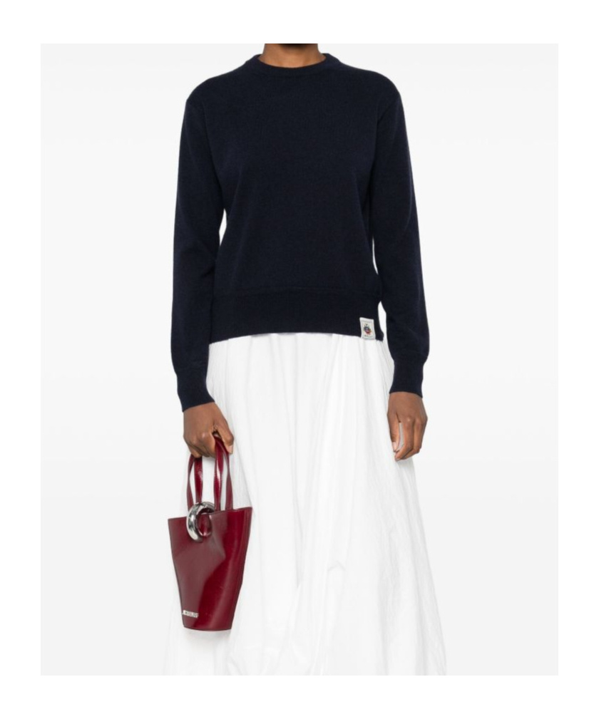 Bally Long-sleeved Sweater In Black
