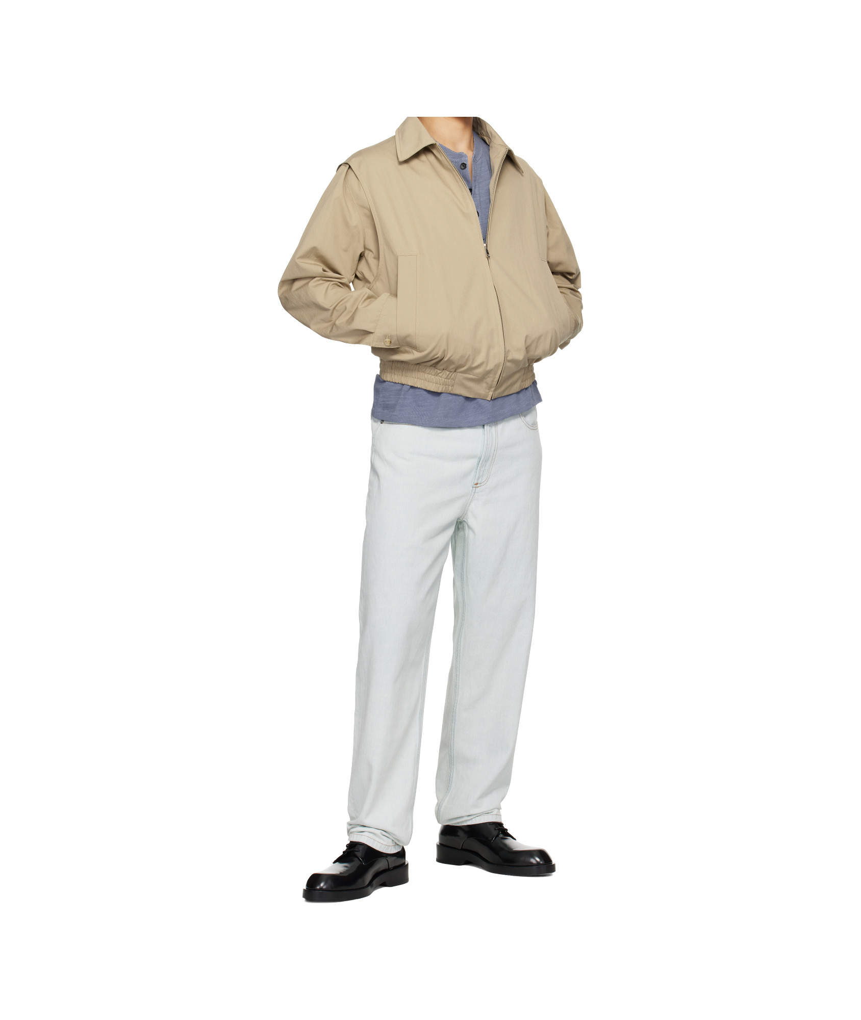 Apc Blue Martin Jeans In White