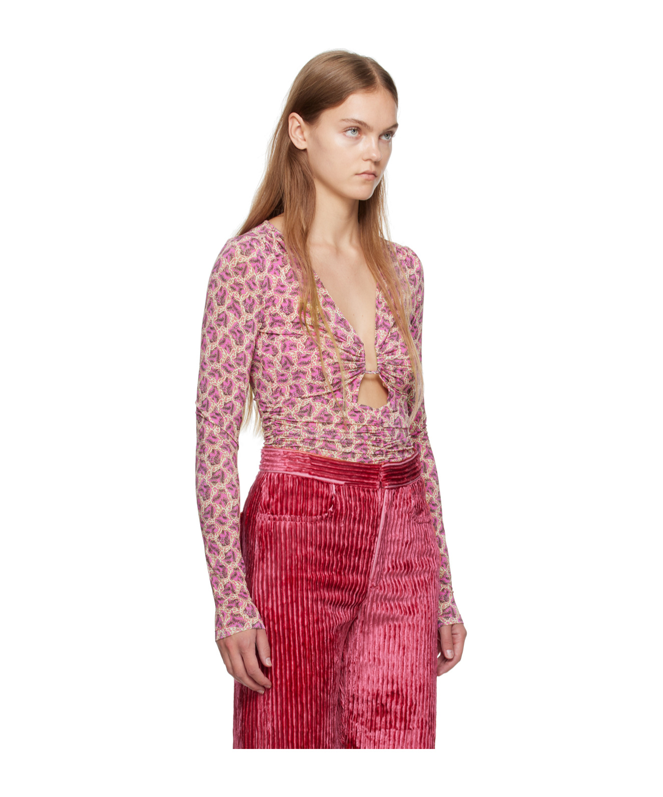 ISABEL MARANT PATTERN PRINTED BLOUSE
