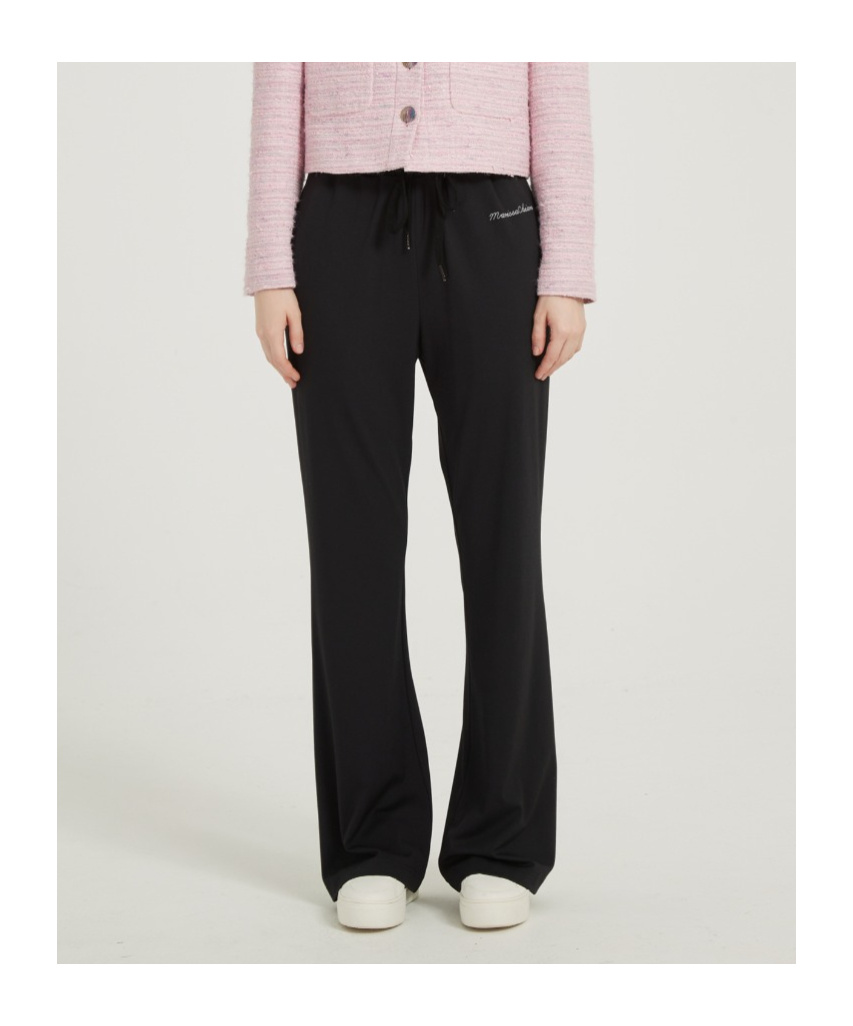 Marissa Chiara Drawstring Sweatpants In Black
