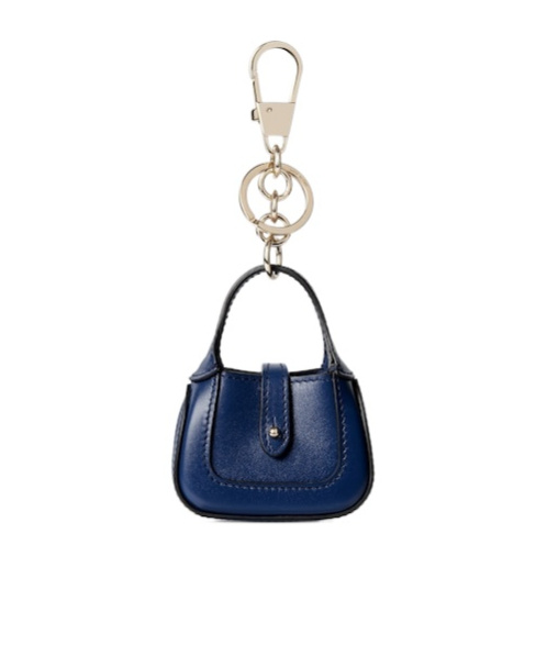Gucci Keychain With  Jackie Motif In Blue