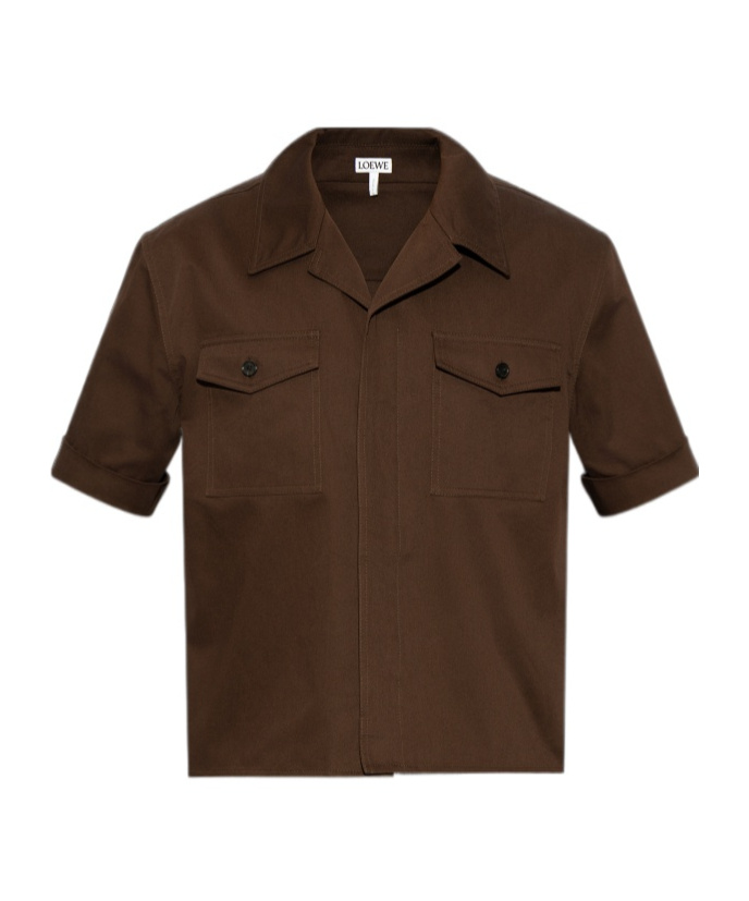 Loewe Short-sleeved Shirt In Green