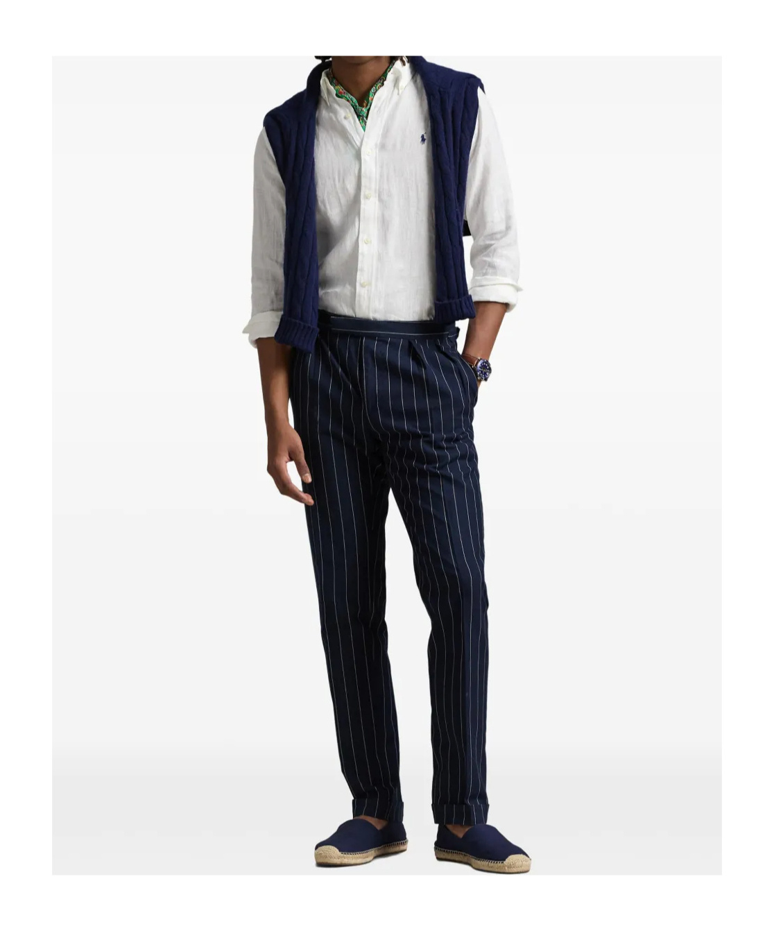 Polo Ralph Lauren Classic Pony Logo Oxford Shirt In White