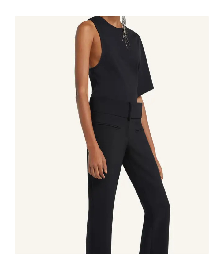 Shop Courrèges Scuba T-shirt In Black