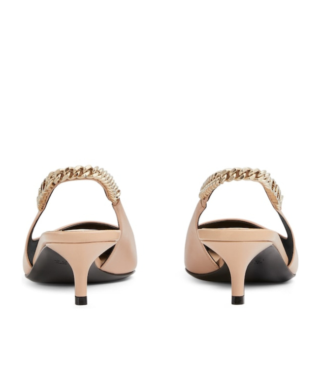 Gucci Women's Leather Slingback Pumps In Nude