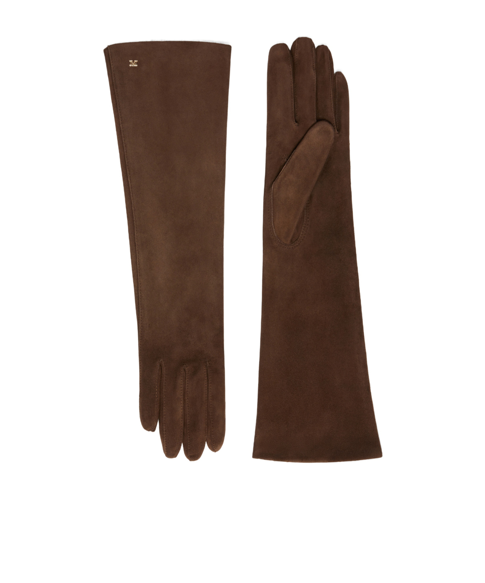 Max Mara Afideesuede Gloves In Suede Nappa In Red
