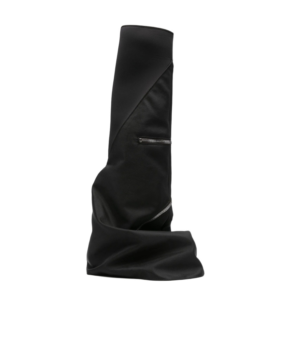 Rick Owens Drkshdw Ziper-detail Boots In Black