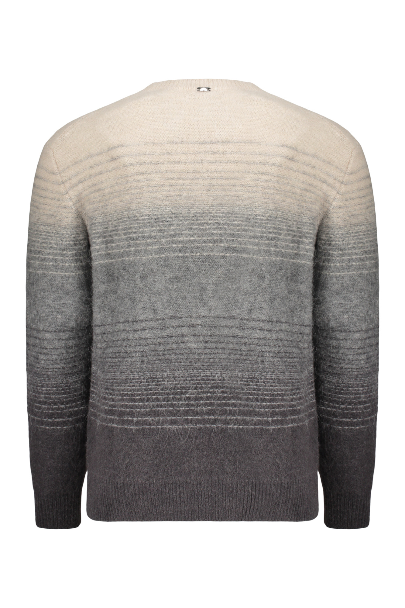 Herno Long Sleeve Crew-neck Sweater In Black
