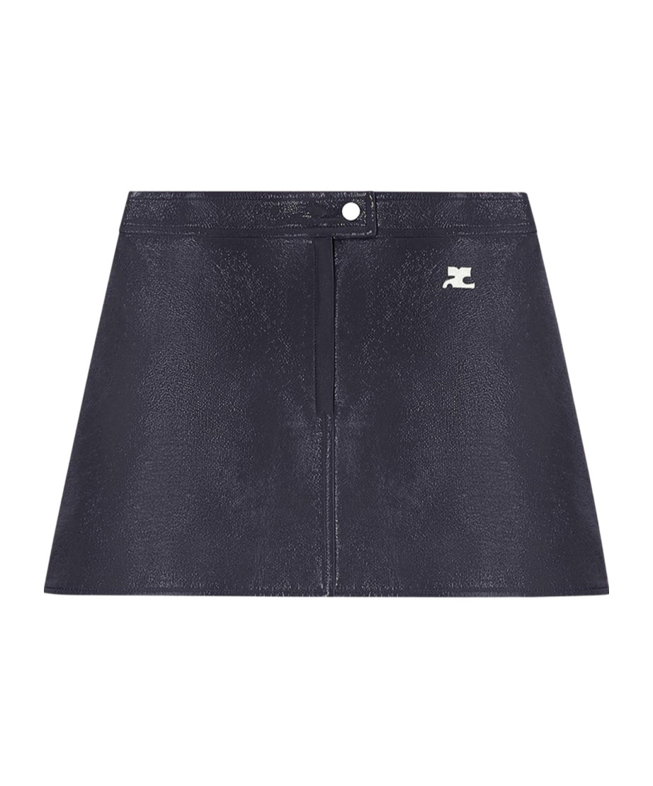 COURRÈGES REEDITION VINYL MINI SKIRT