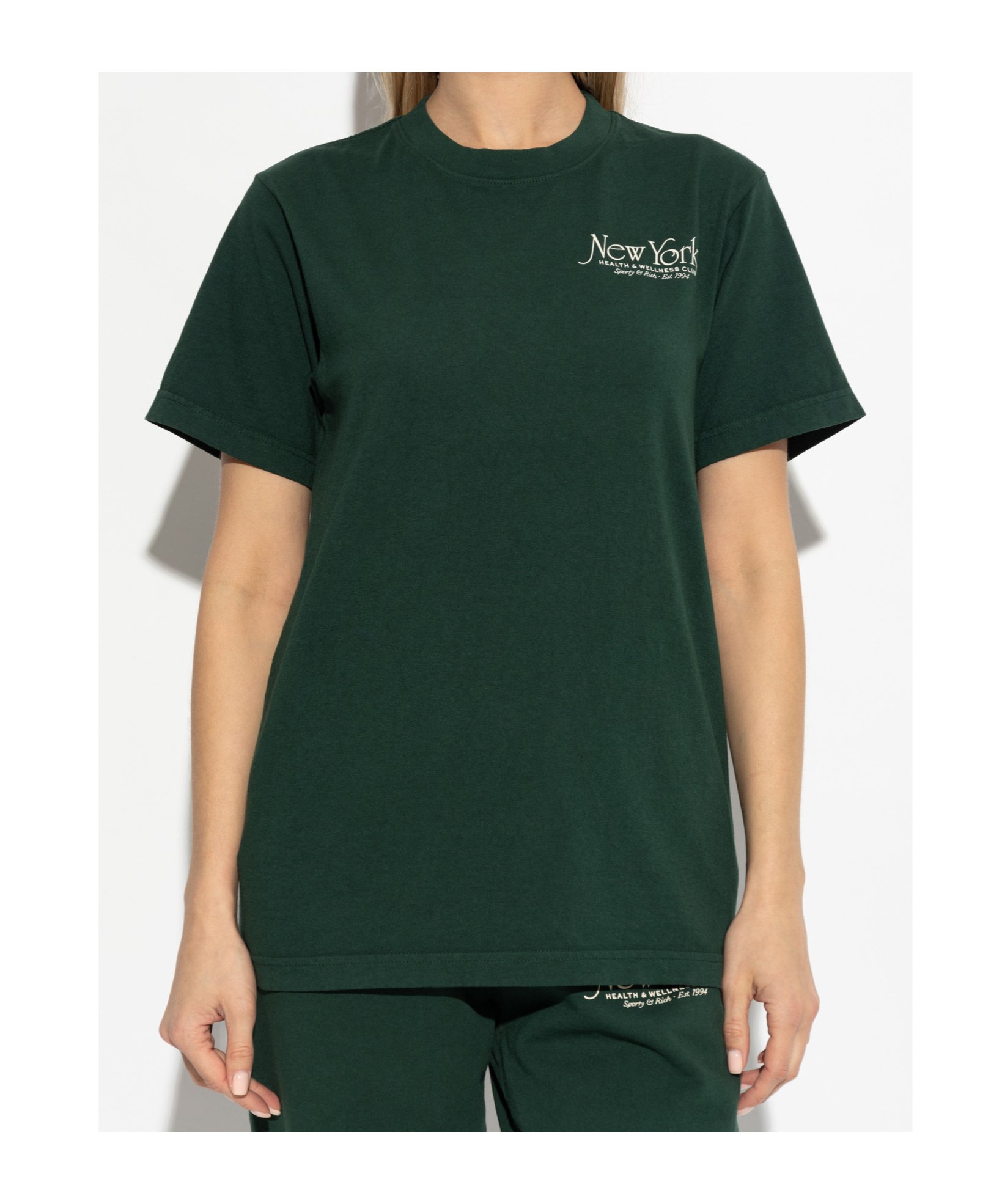 Sporty And Rich Short-sleeved T-shirt In Green