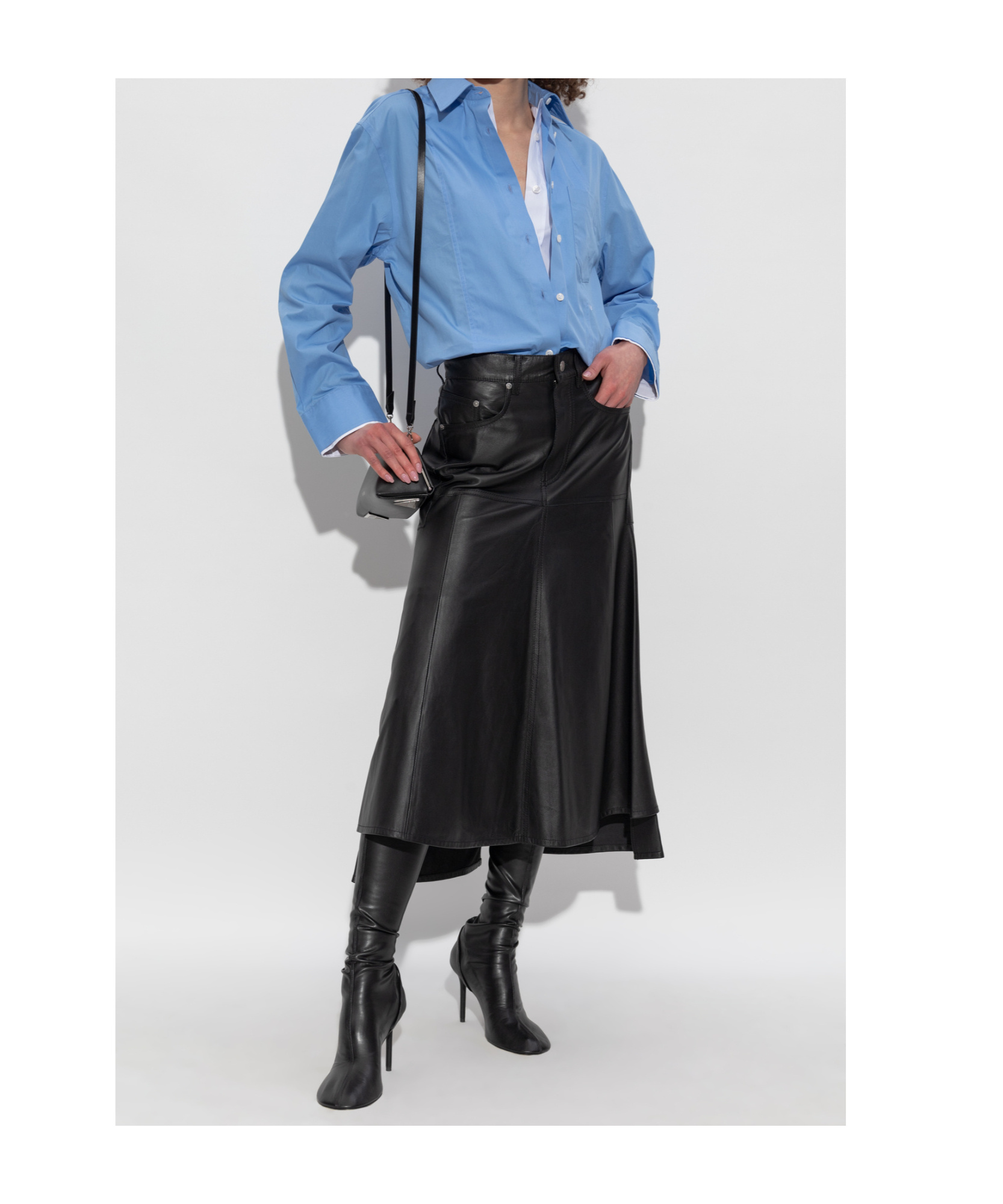 Victoria Beckham Knee Length And Midi Skirts In Black