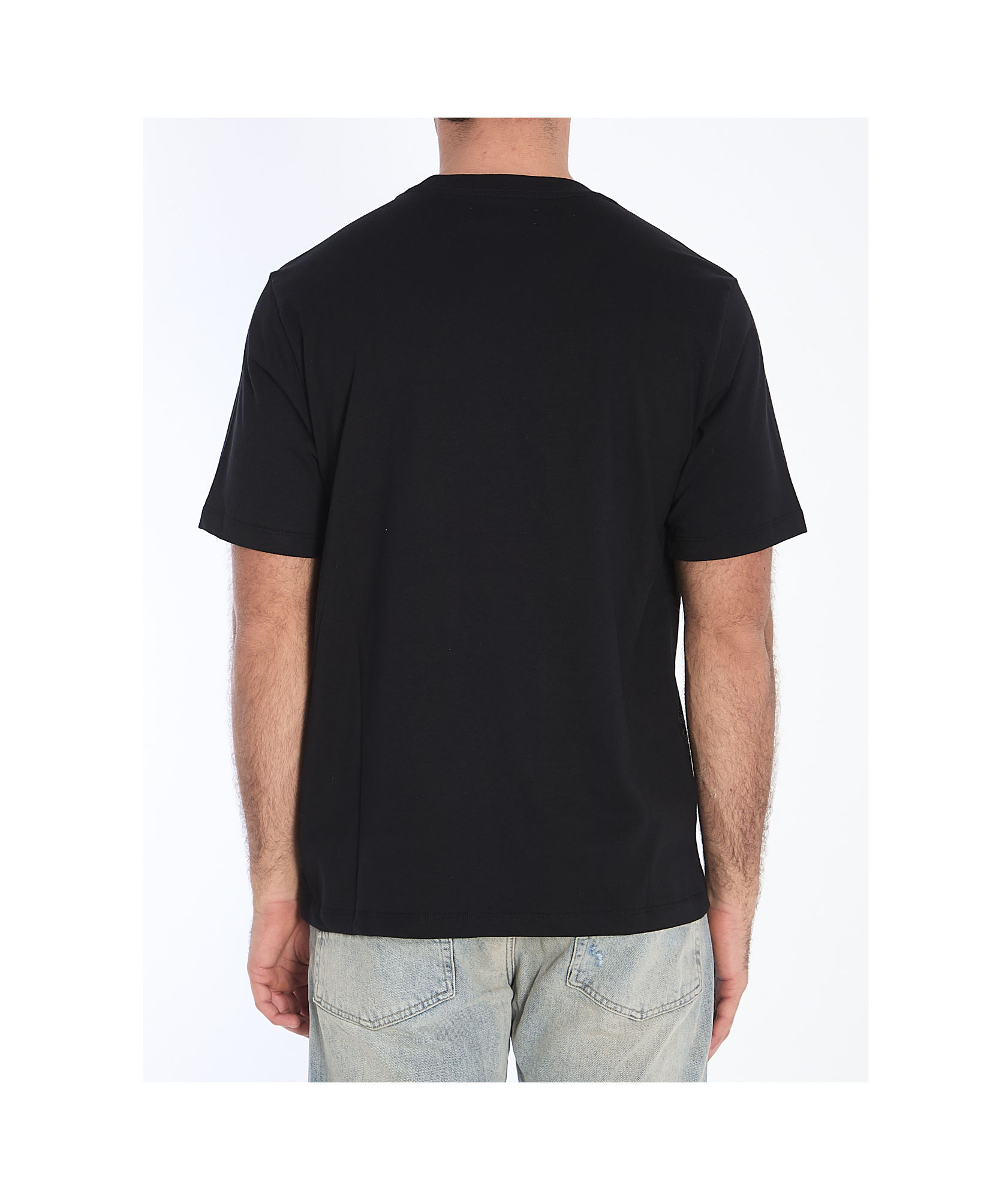 Amiri Short-sleeved Round Collar T-shirt In Black
