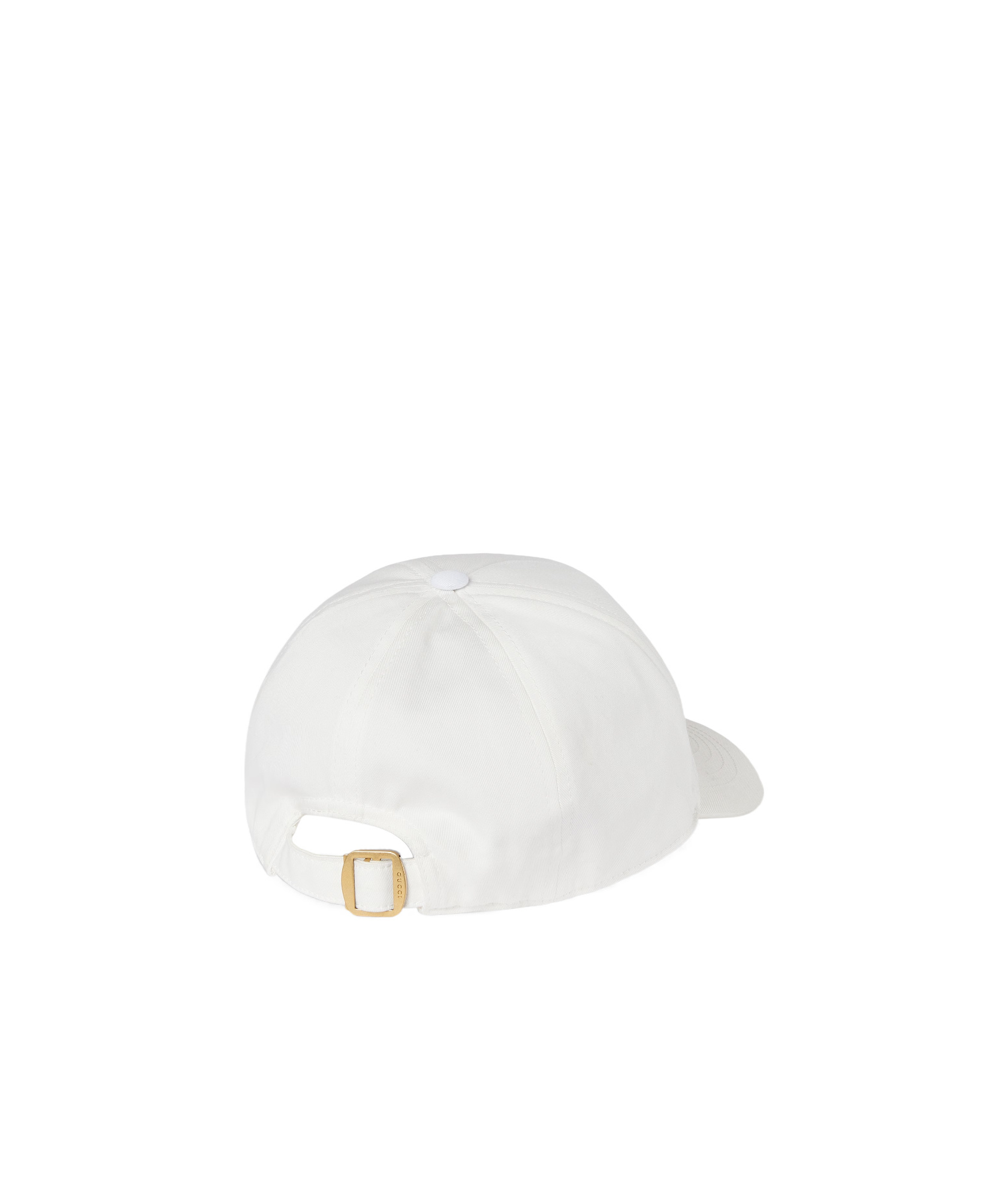 Gucci Logo-embroidered Baseball Cap In White