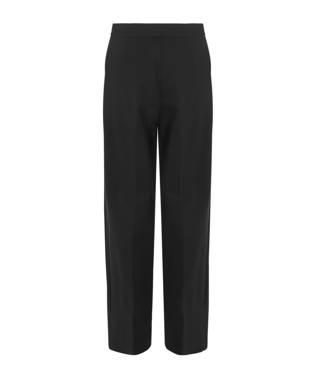 Max Mara Orche High Rise Straight-leg Trousers In Black
