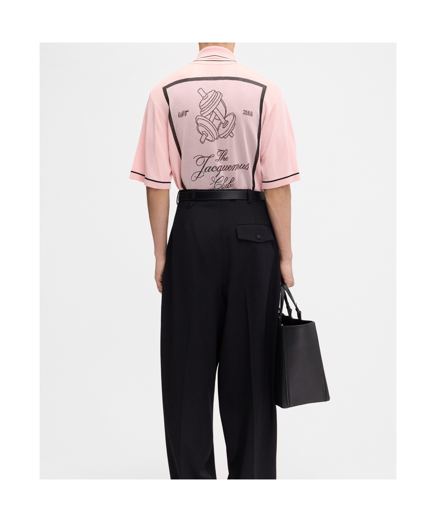 Jacquemus Le Polo Liga Football Polo In Pink