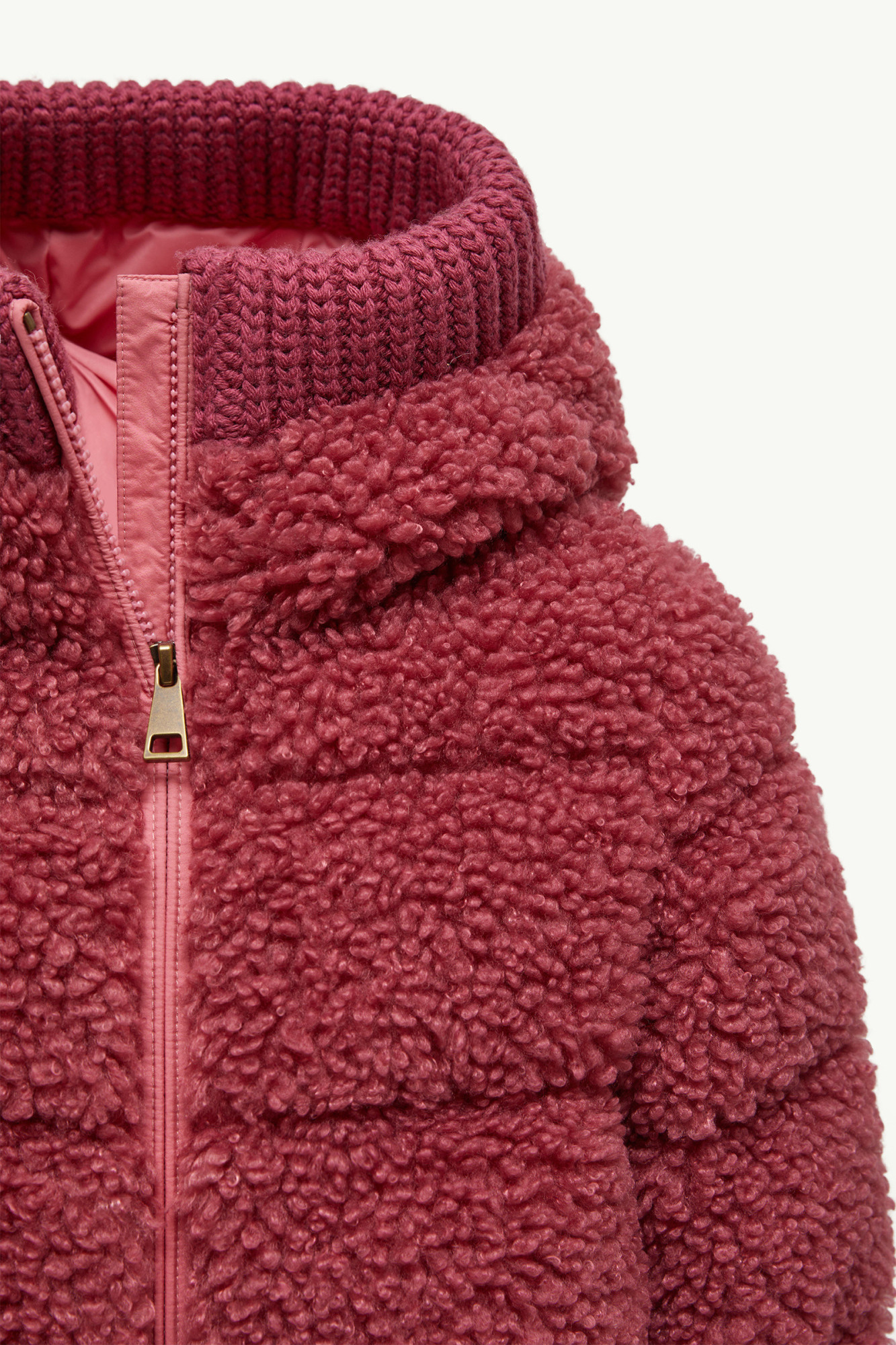 Moncler Adalbertas Teddy Hooded Down Jacket In Multi