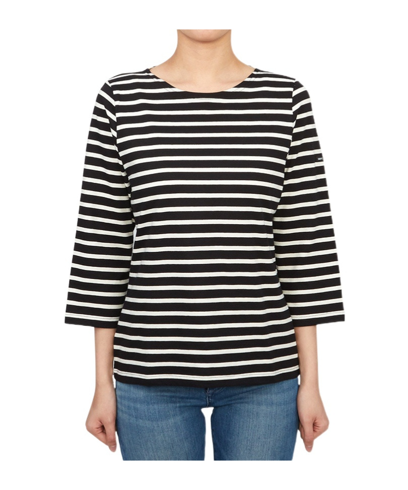 Saint James Striped Graphic T-shirt
