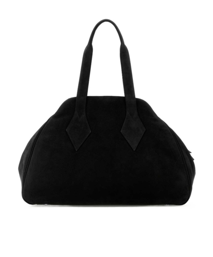 Vivienne Westwood Large Yasmine Shoulder Bag With Top Handles In Black