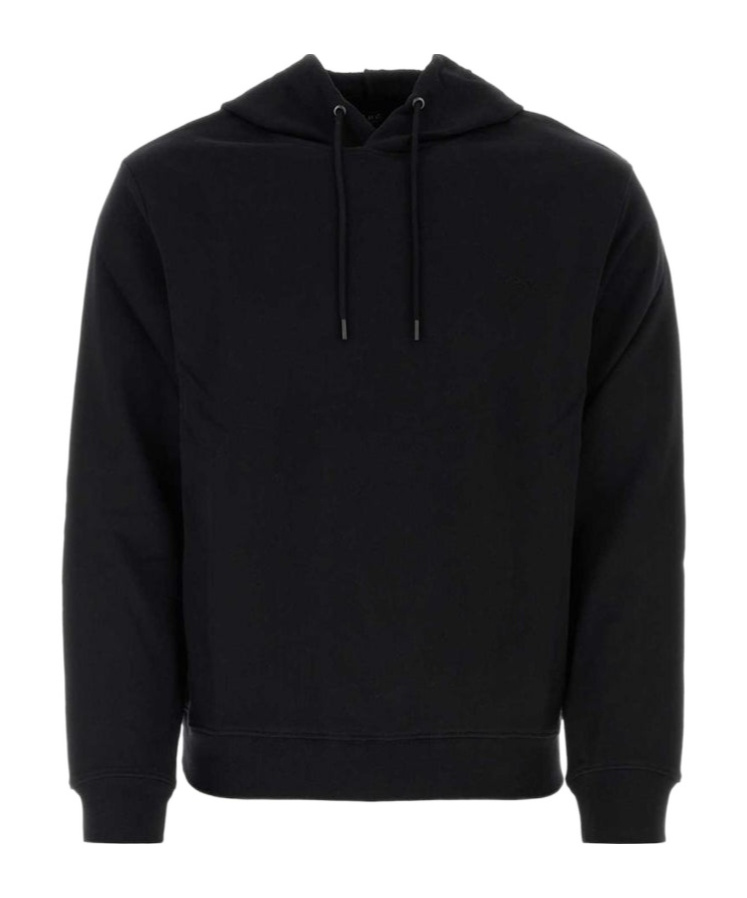 Apc A.p.c. Sweatshirt With Micro Logo In Black