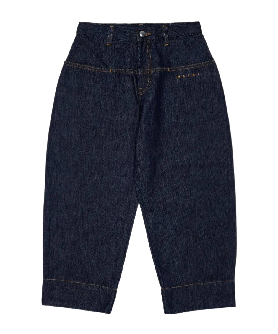 Marni Kids Relaxed-fit Jeans In Blue