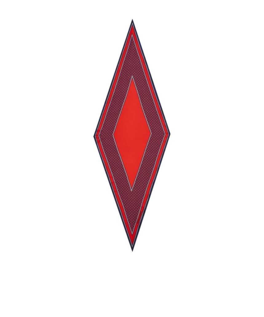 Ferragamo Diamond Shape Silk Neckerchief