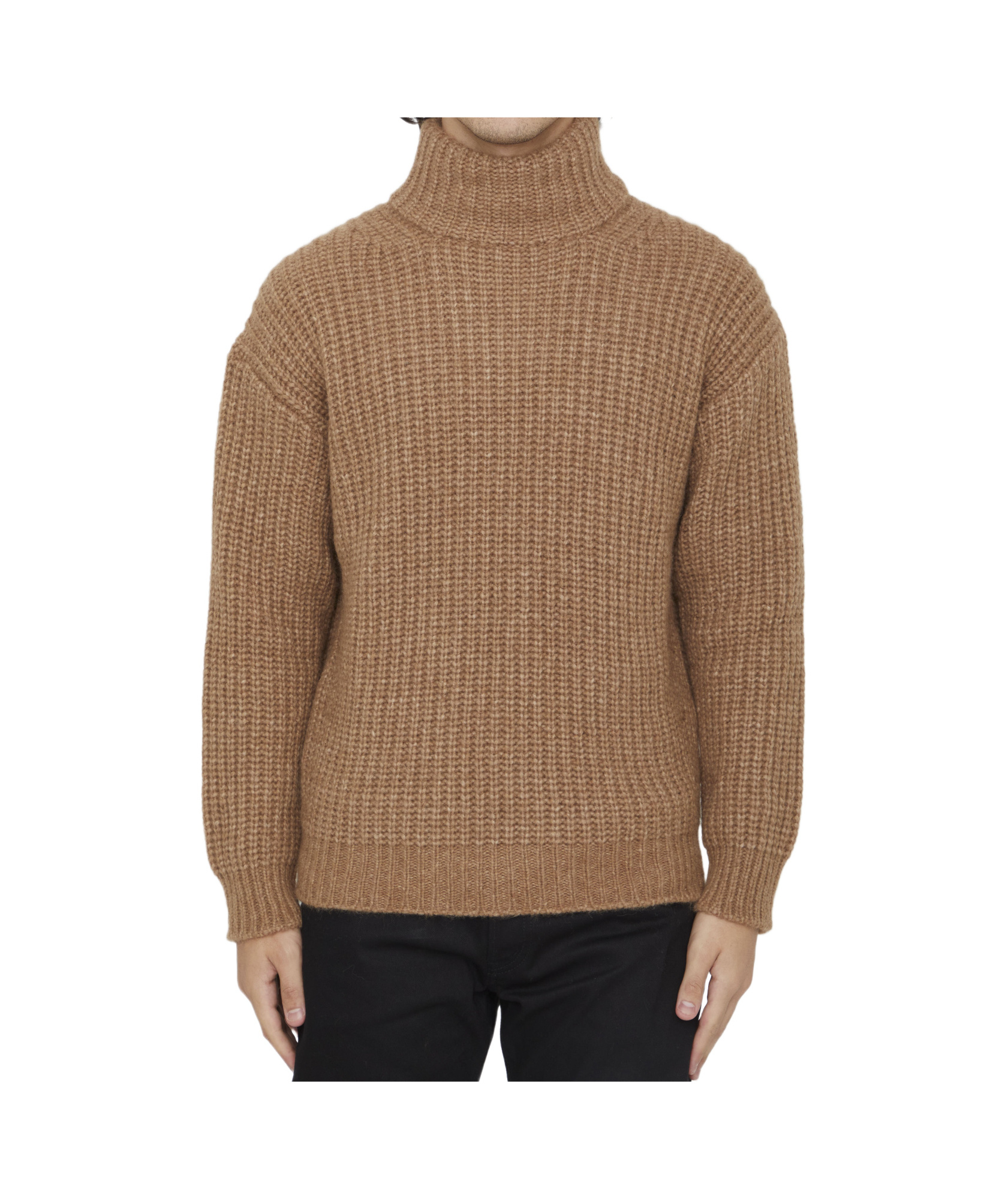 Roberto Collina Alpaca Jumper In Brown