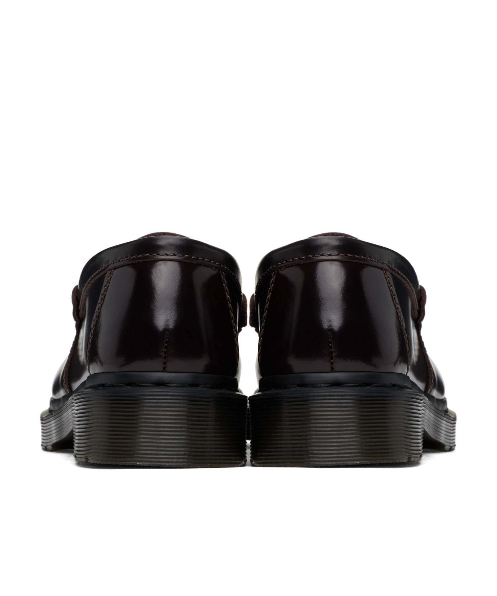 Dr. Martens' Round Toe Loafers In Black