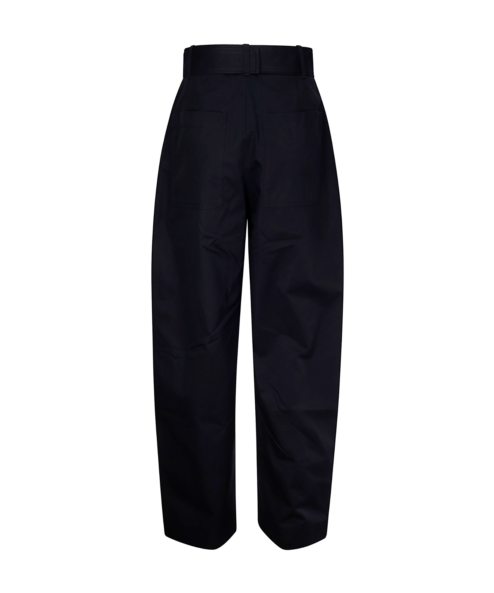 Studio Nicholson Belted Round Leg Pant Clothing In Black