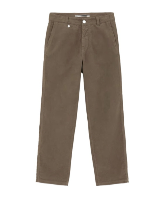 Stone Island Logo-embroidered Trousers In Green