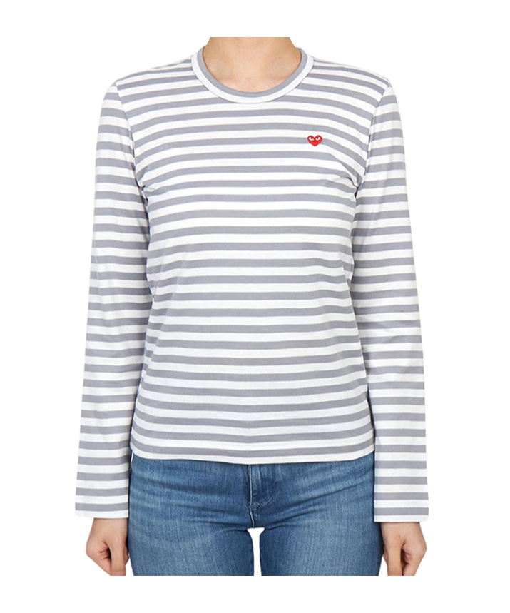 Comme Des Garçons Long-sleeved T-shirt In Blue