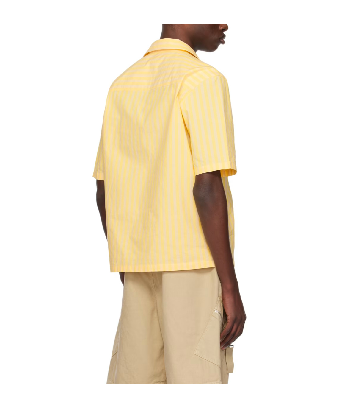 Maison Kitsuné Yellow Resort Shirt In Nude