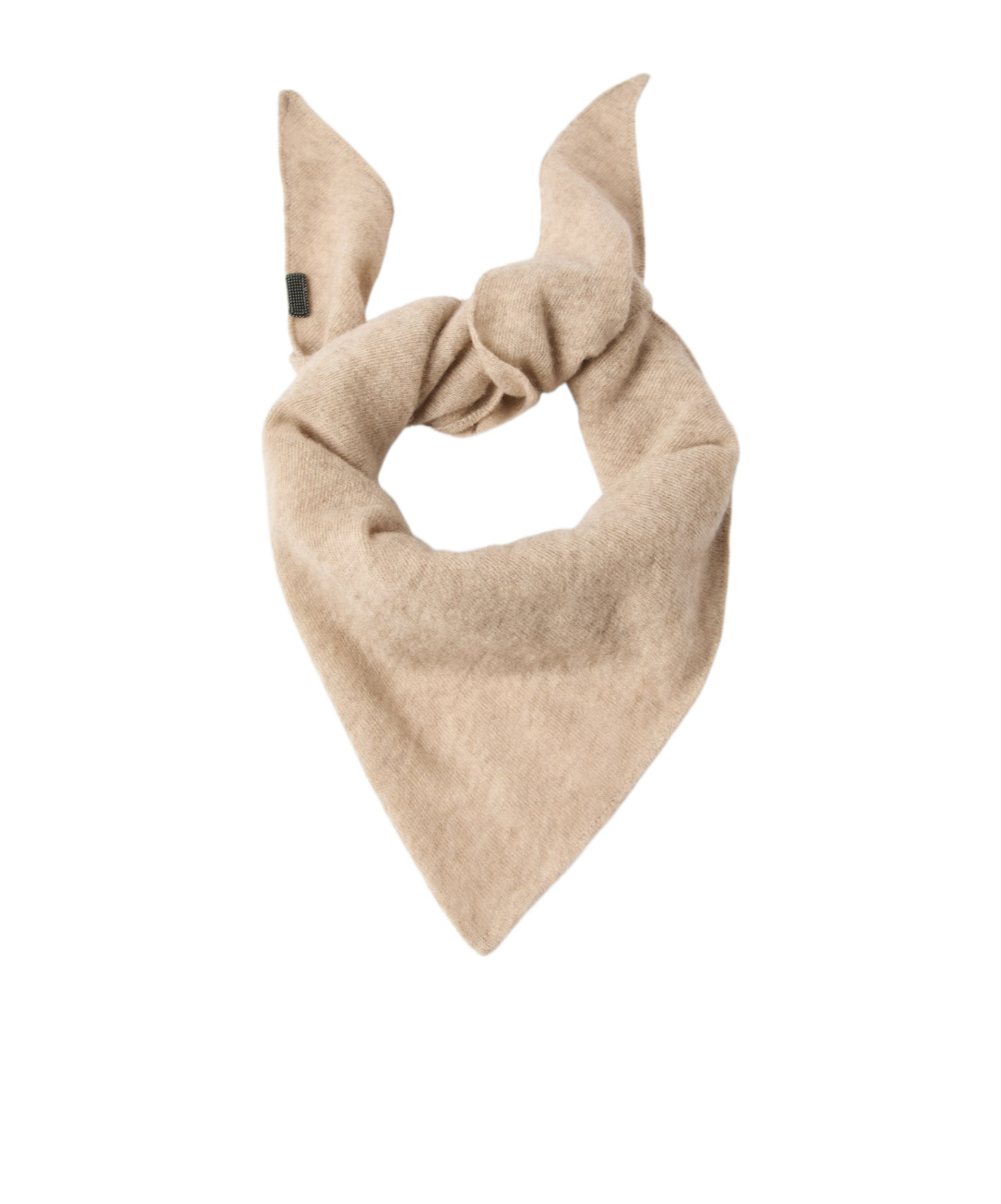 Brunello Cucinelli Foulard With Monili In Neutral