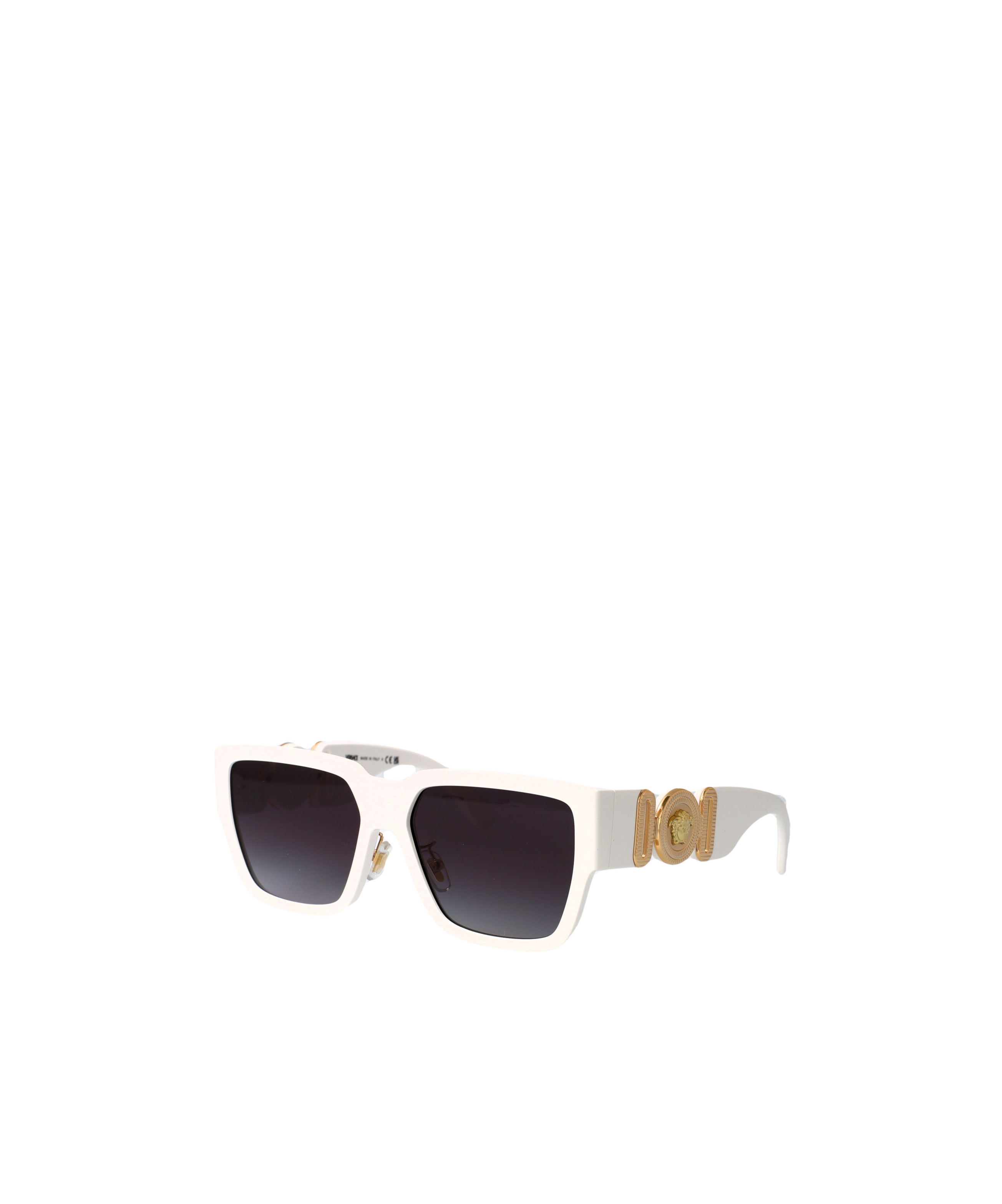 Versace Logo Sunglasses In Black
