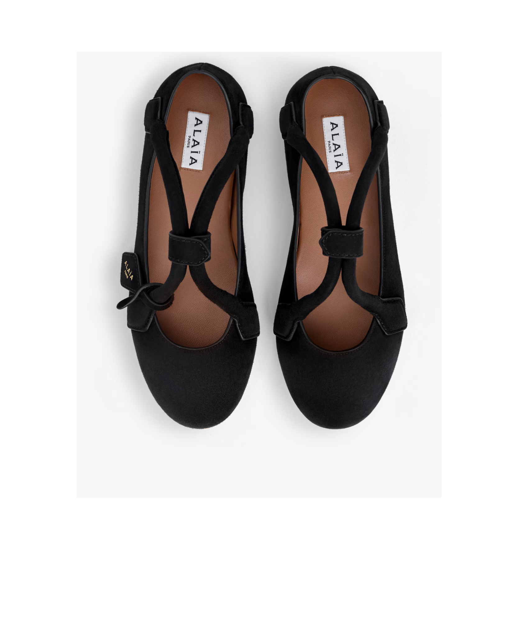 Alaïa Round-toed Ballet Flats In Animal Print