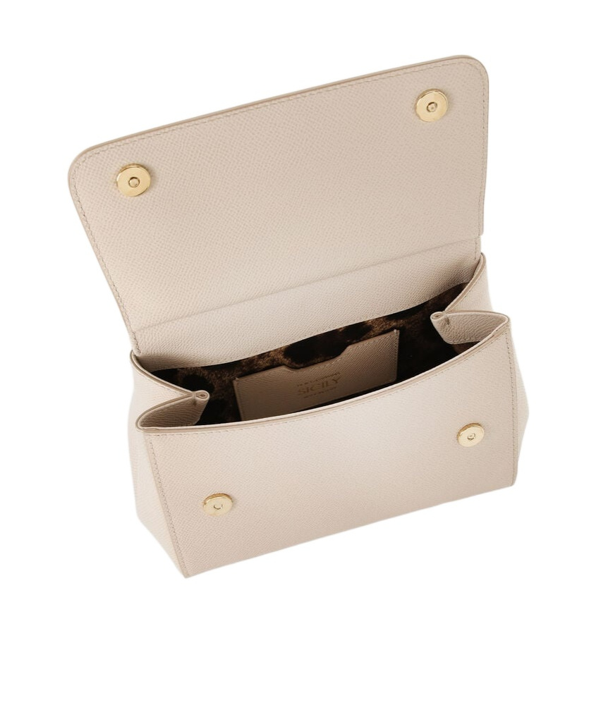 Dolce & Gabbana Medium Sicily Handbag In Nude
