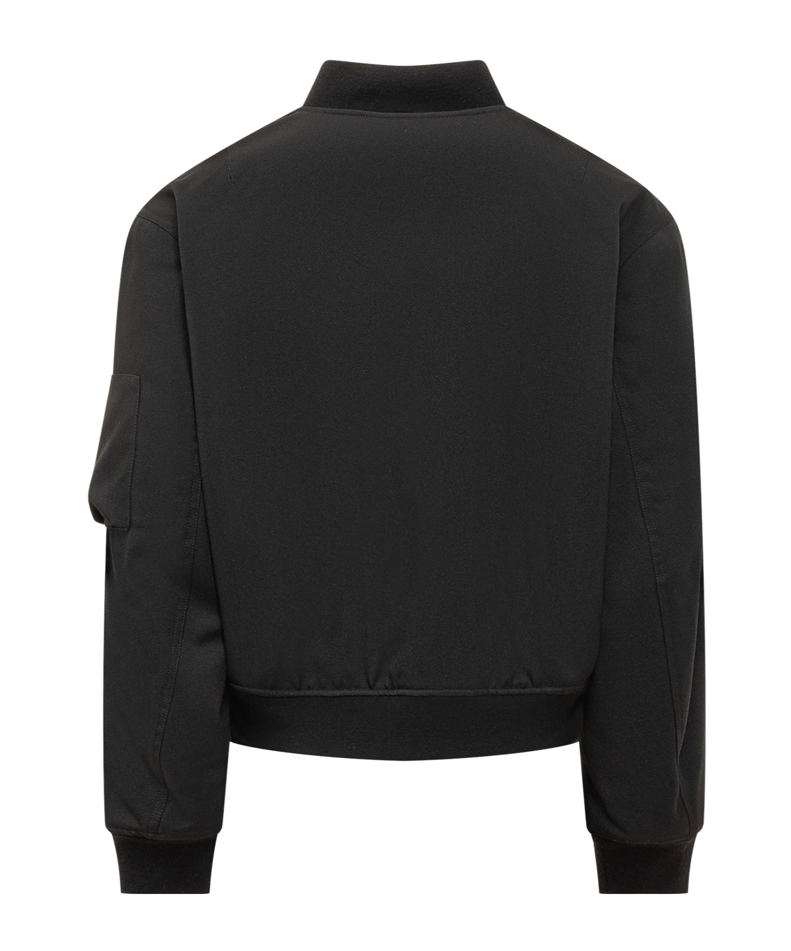 Jil Sander Long-sleeved Zipped Jacket In Black