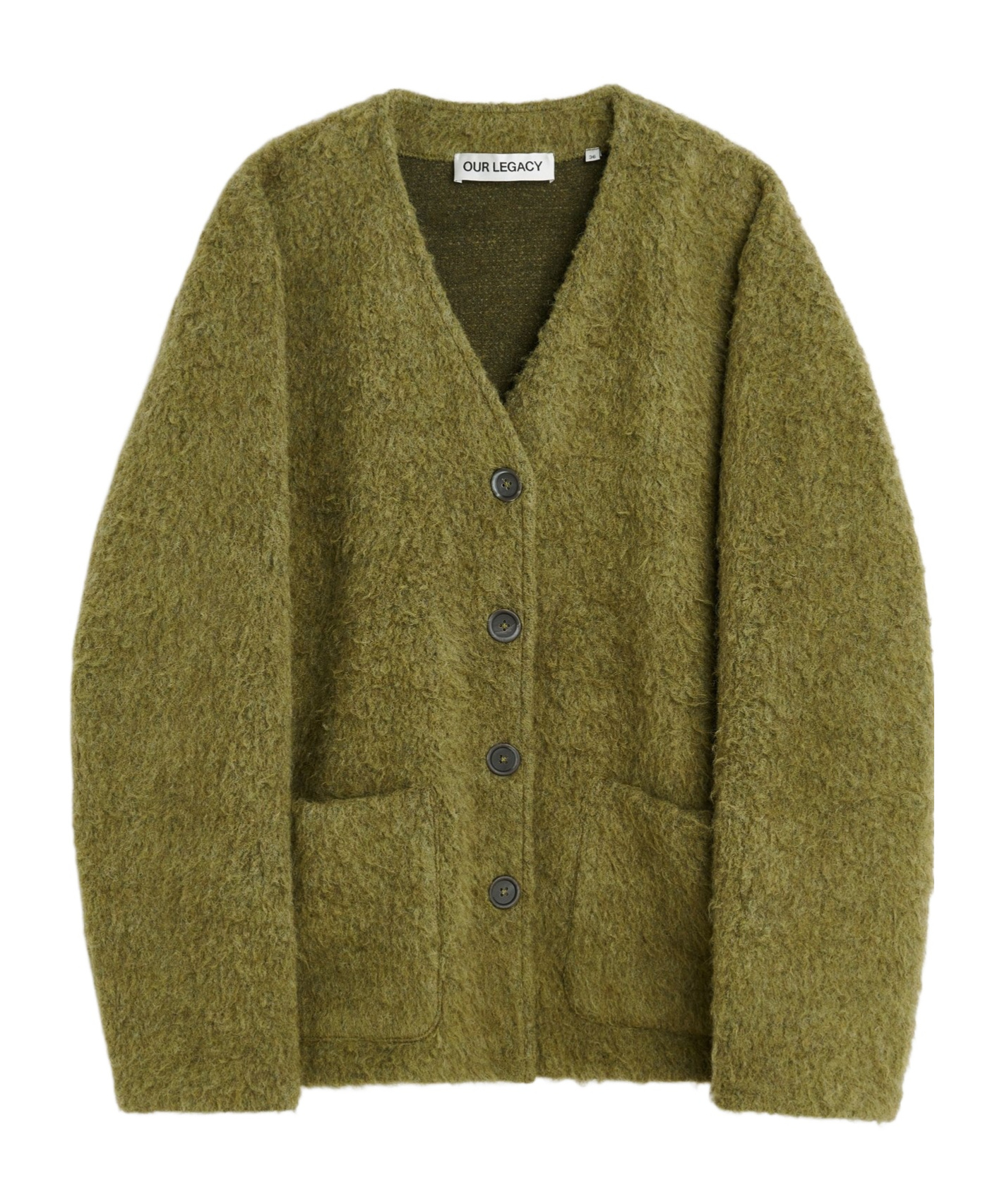 Our Legacy Women Fuzzy Cardigan In Green