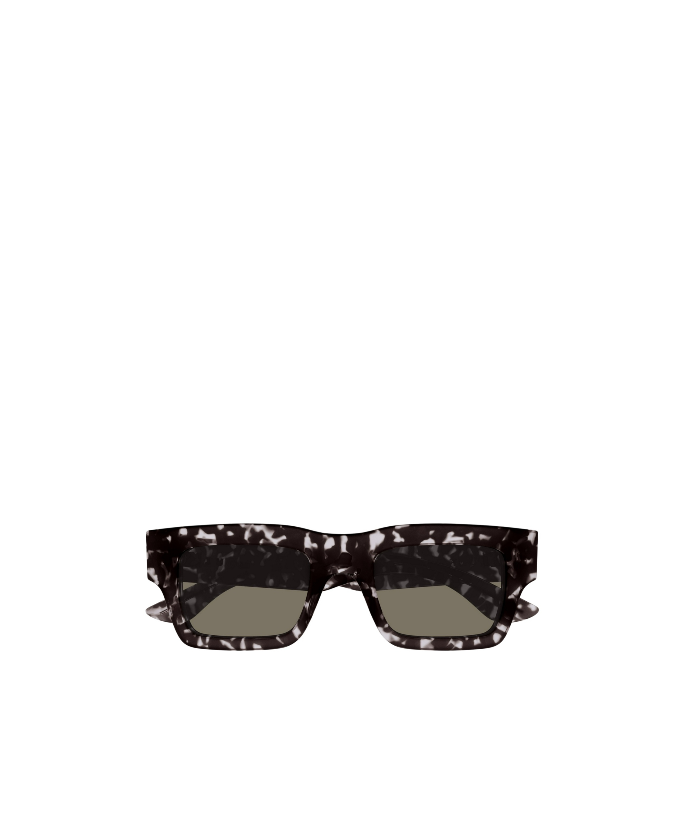 Alexander Mcqueen Eyewear Square Frame Sunglasses In Havana