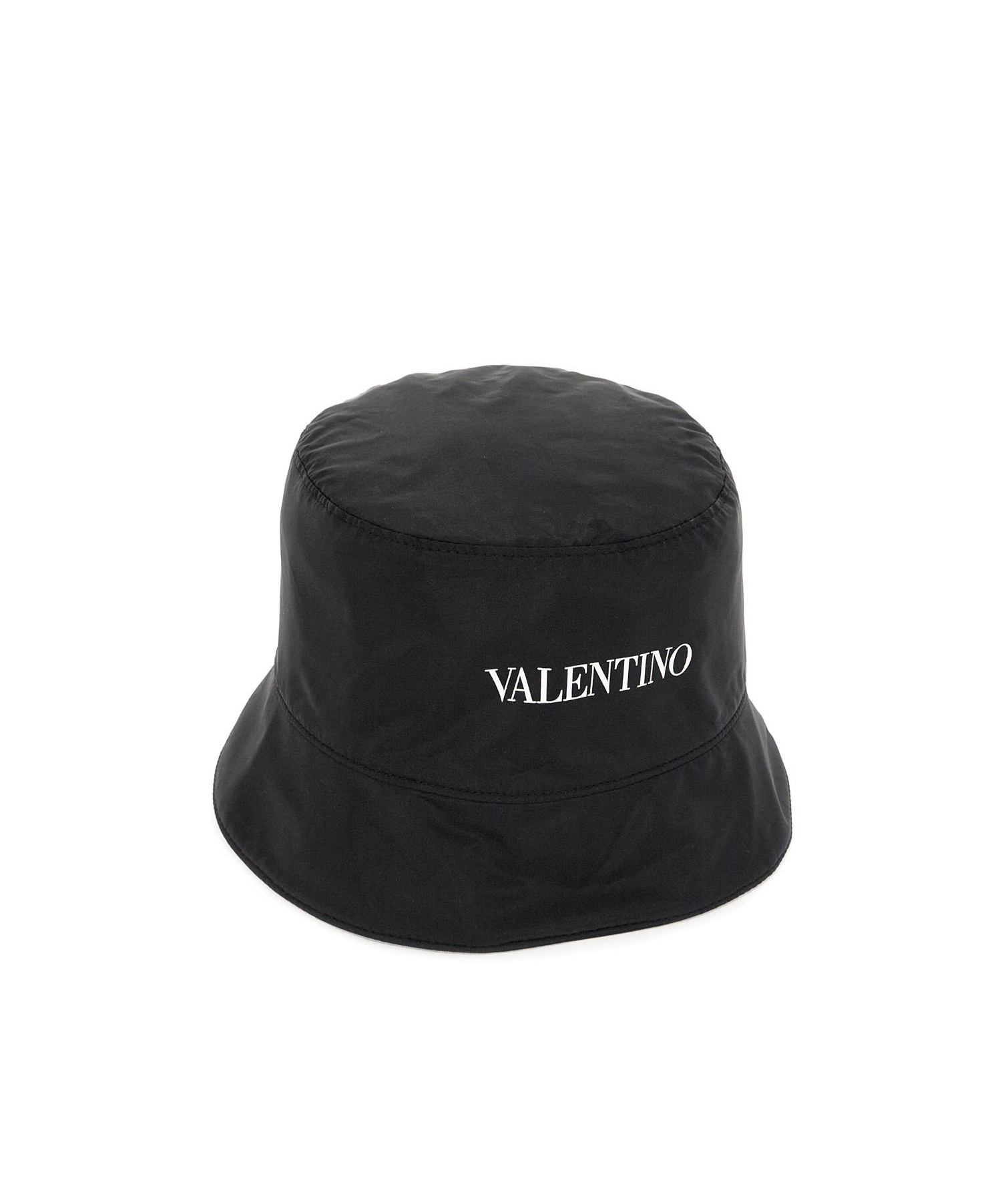 Valentino Toile Iconographe Dropped Narrow Brim Bucket Hat In Black