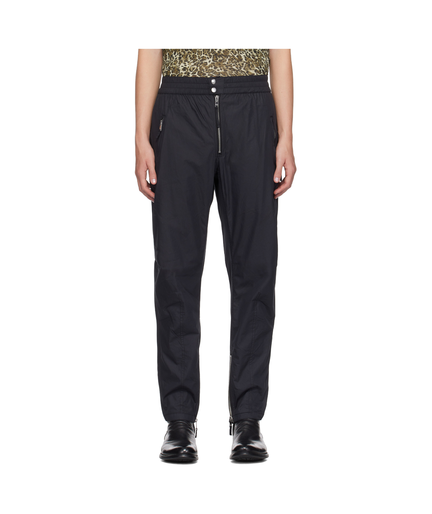 Isabel Marant Elastic Waist Casual Pants In Black
