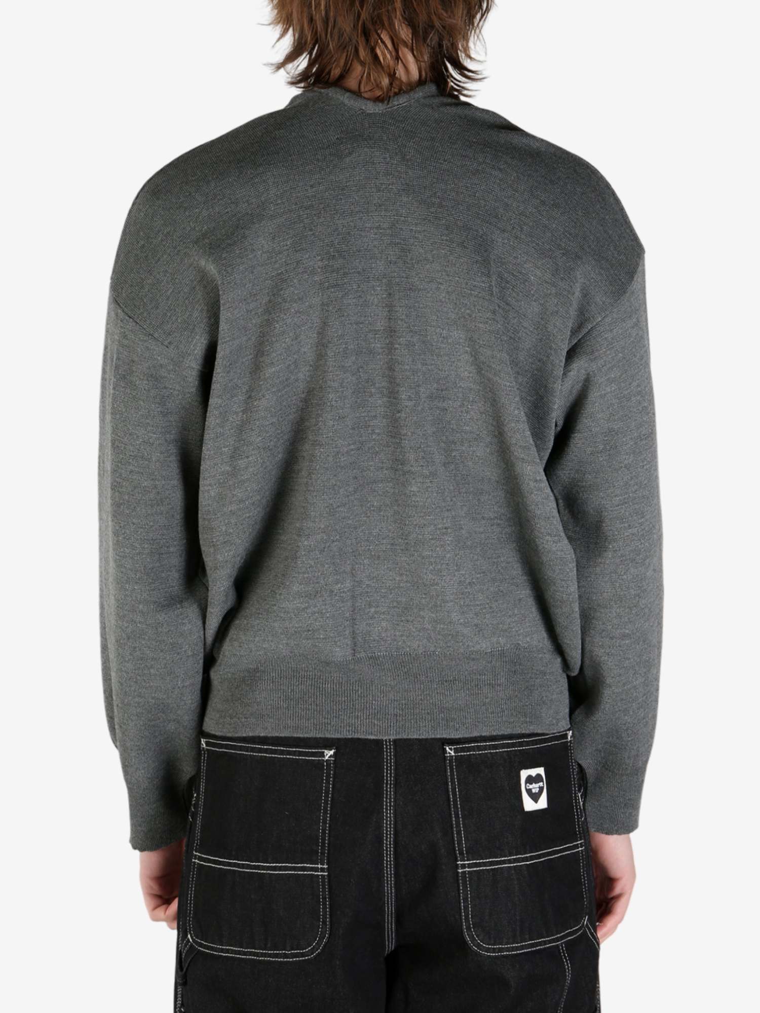 Magliano Gerri Knitted Bomber In Darkgrey