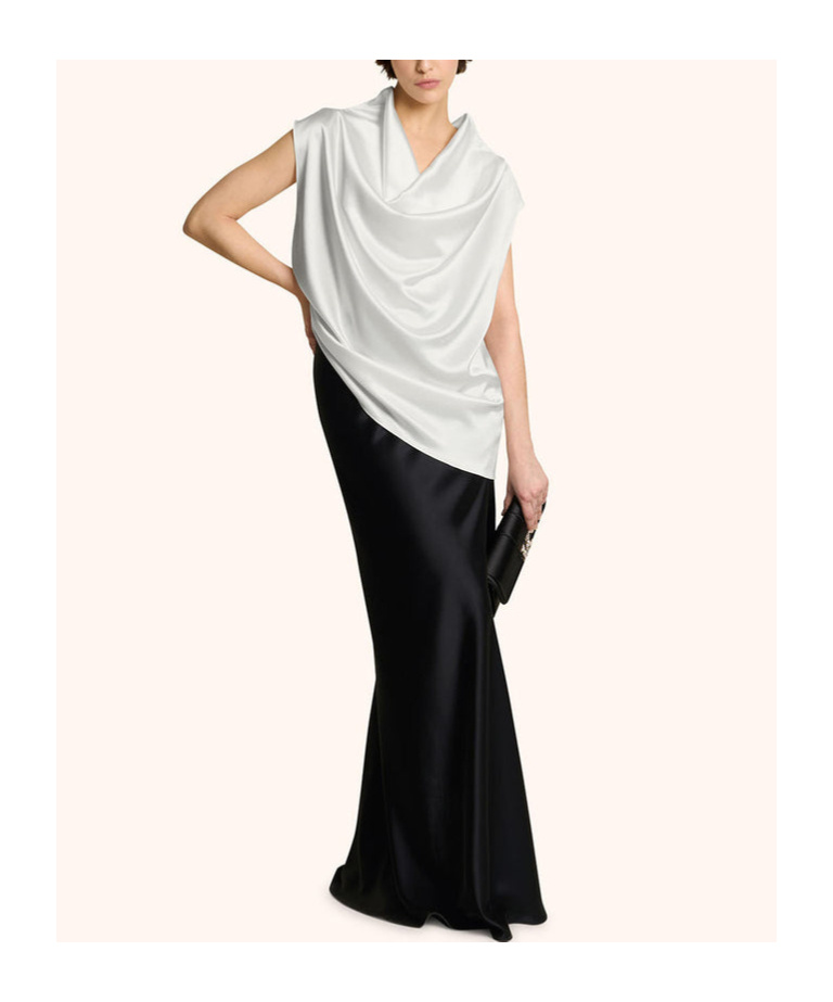 Kiton Pendant Blouse In White