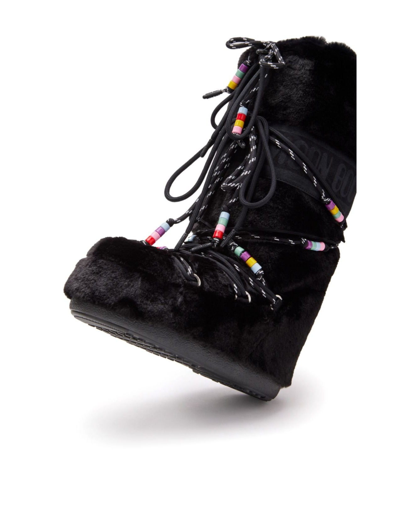 Moon Boot Icon Bead-detailing Boots In Black