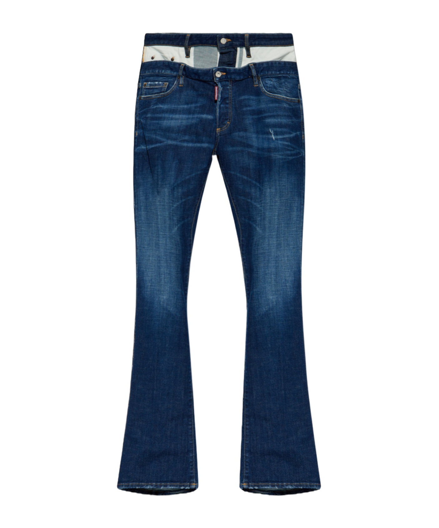 Dsquared2 Sharpei Bootcut Jeans In Blue