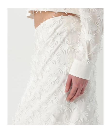 Msgm Skirts White In White