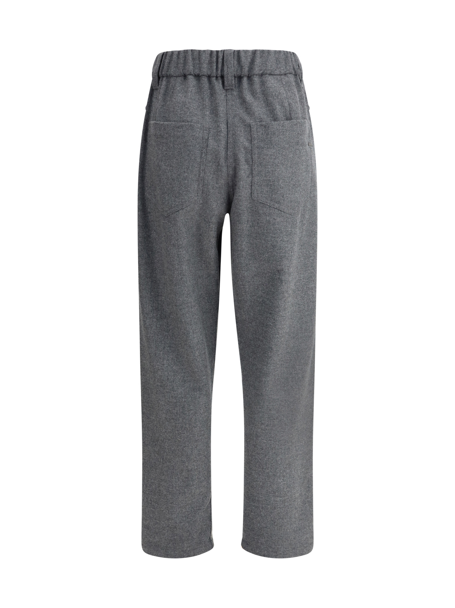 Brunello Cucinelli Belt Loops Slacks In Gray