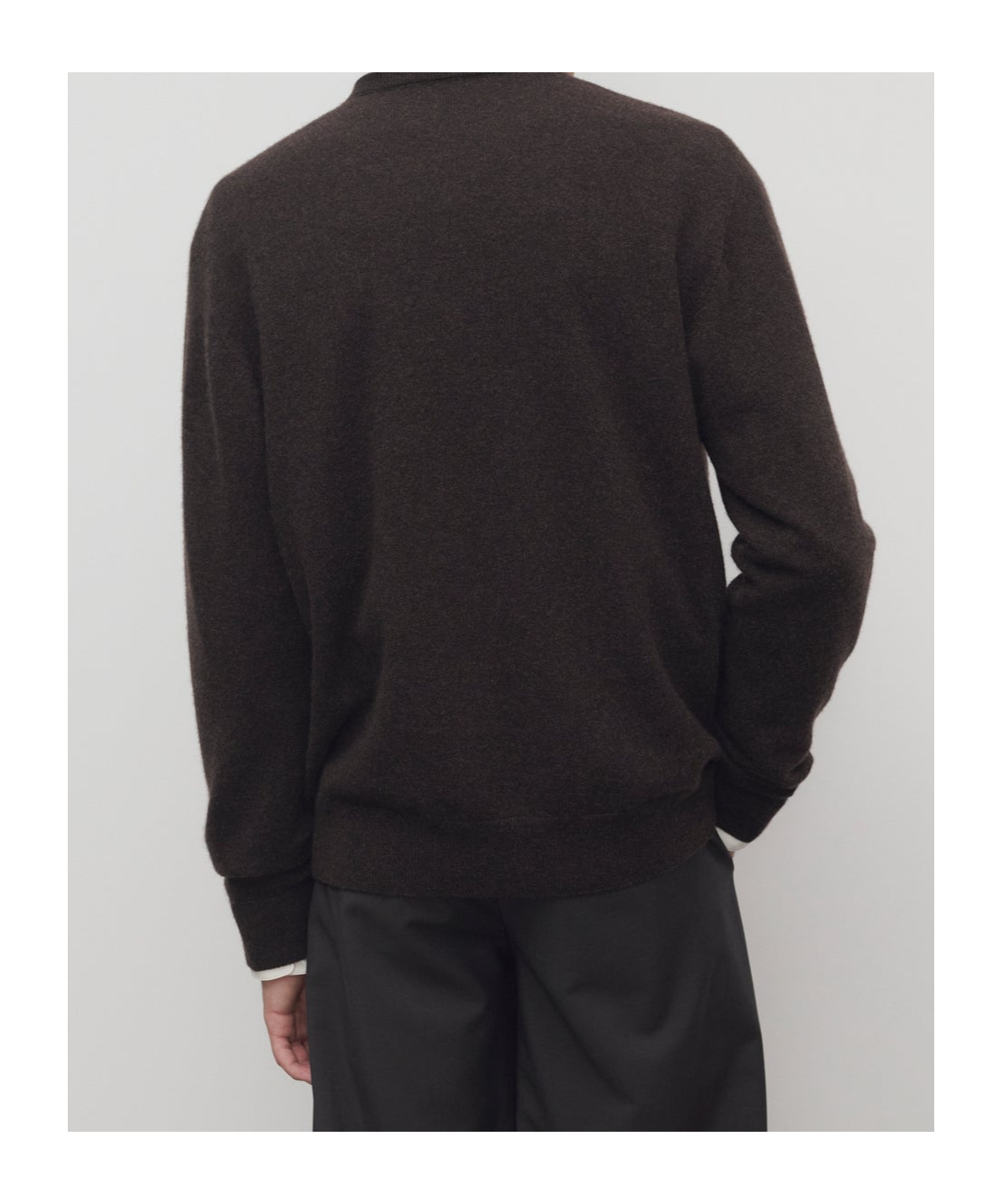 The Row Rod Cashmere Sweater In Brown