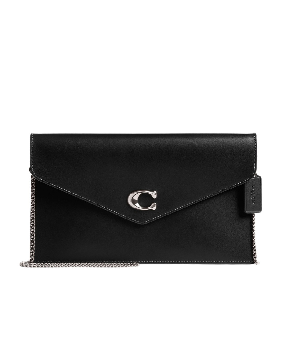 Coach Essential Chain Shoulder Strap Clutch In Black