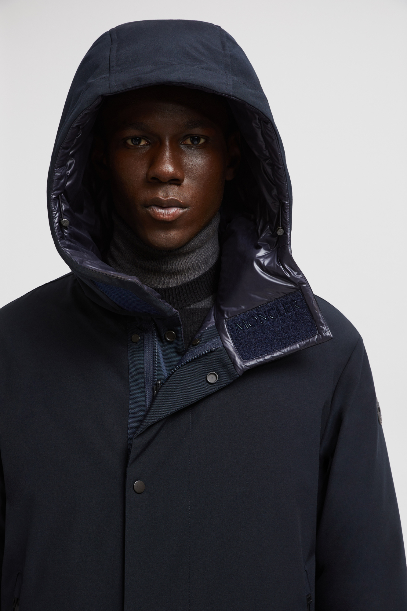 Shop Moncler Fowey Double-sided Down Jacket In Blue