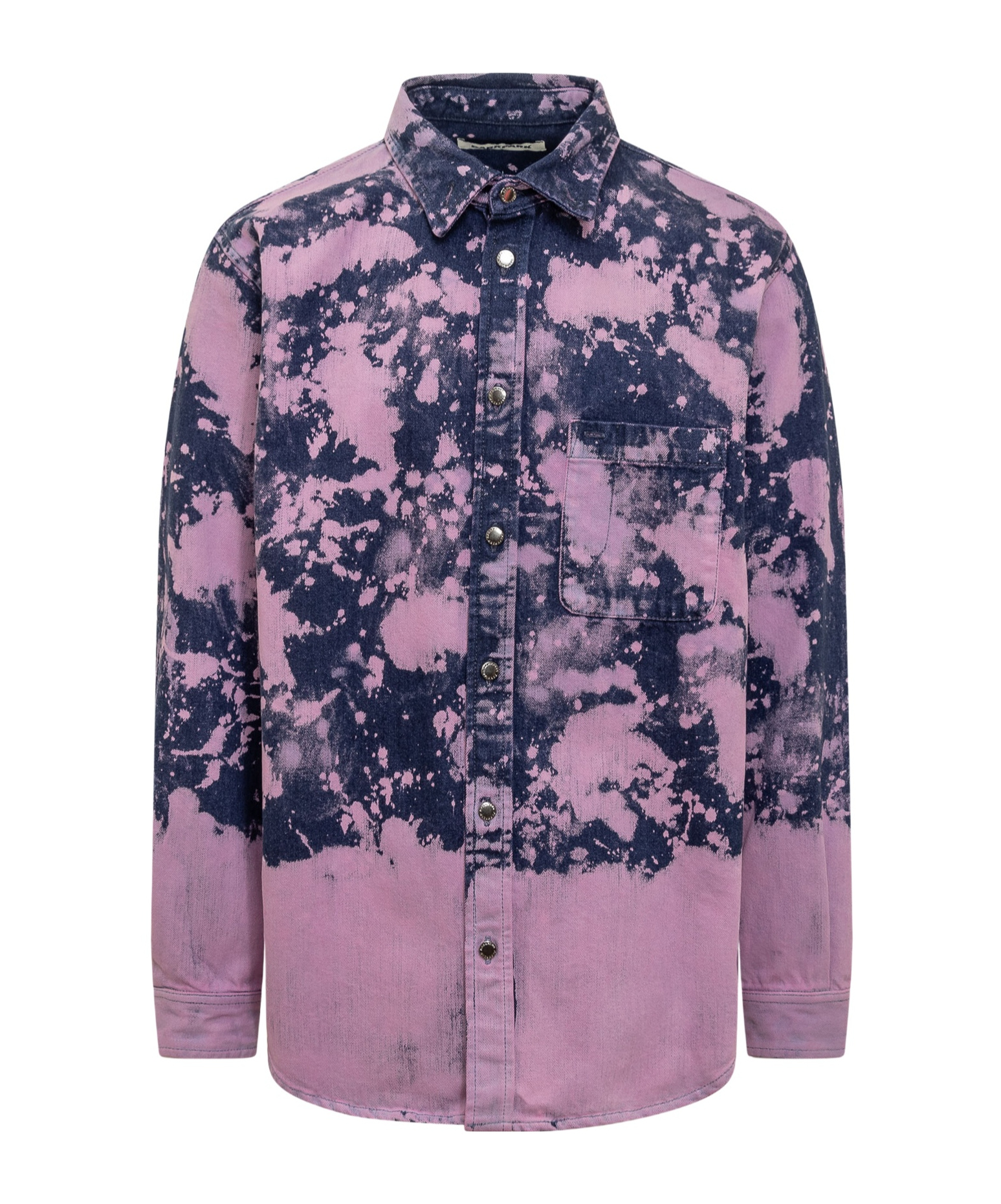 Darkpark Printed Button-down Shirt In Purple